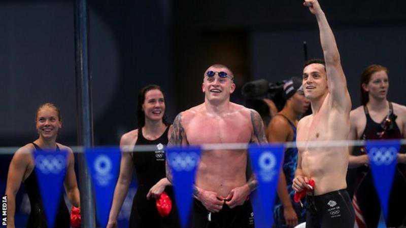 Tokyo Olympics: Great Britain win 4x100m mixed medley relay gold