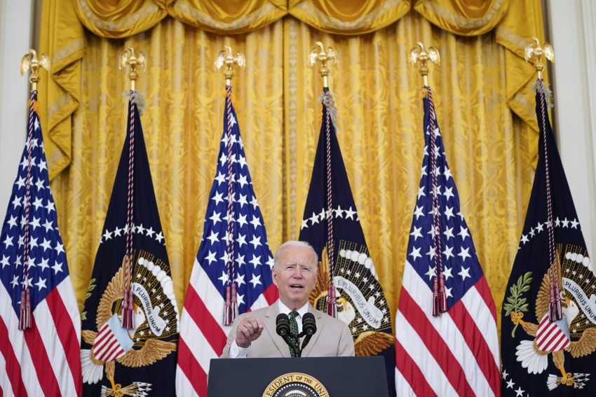 Biden nudges Senate over $1 tril infrastructure bill