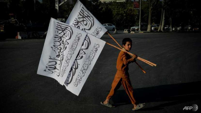 Taliban flags proliferate as Afghan tricolour becomes resistance symbol