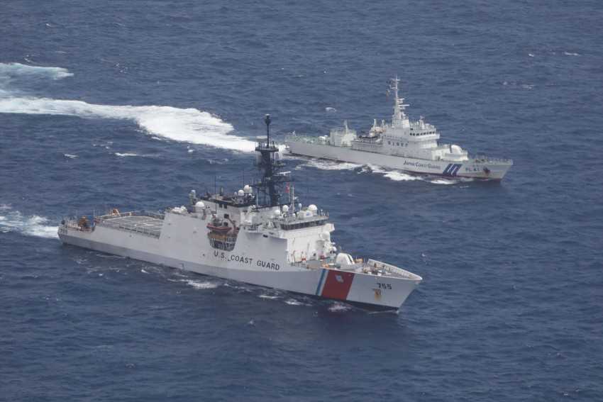 China protests U.S. Navy, Coast Guard ships in Taiwan Strait
