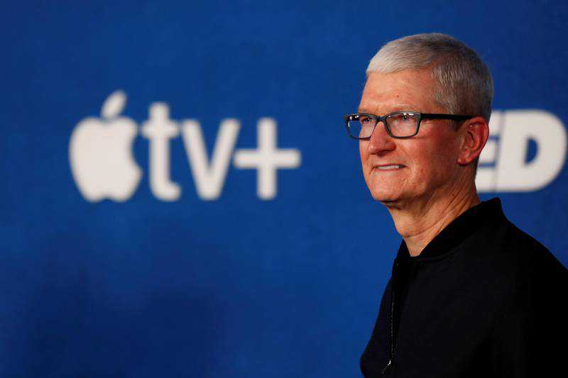 Apple’s Tim Cook receives shares worth $750m on 10th anniversary as CEO