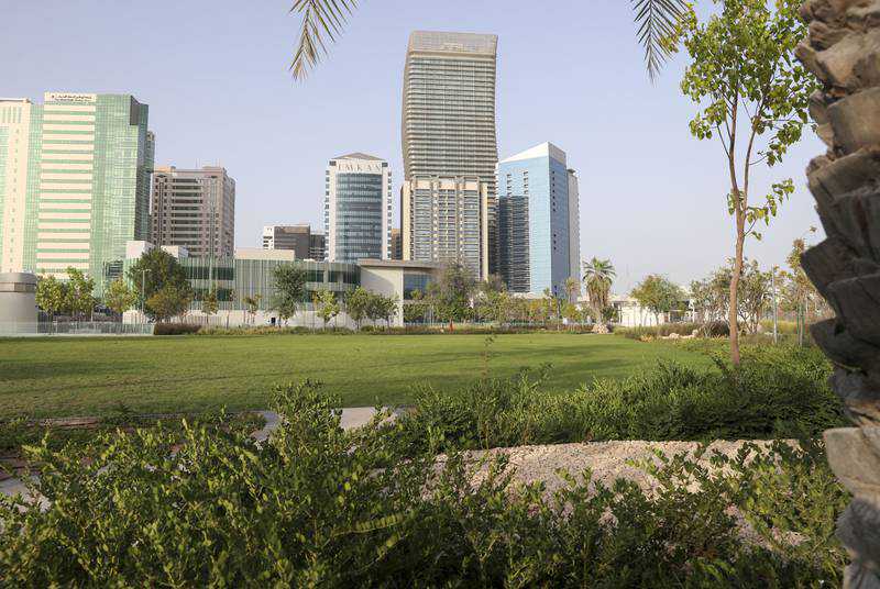 Inside the new Sheikha Fatima Park in Abu Dhabi