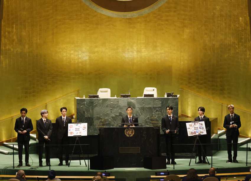 K-pop stars BTS dip into global diplomacy at U.N. gathering