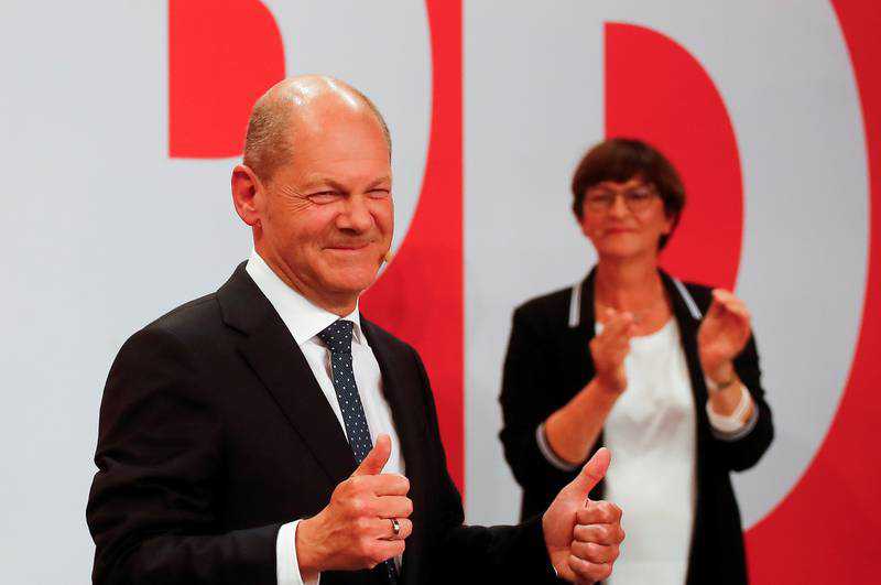 Germany election results 2021: Social Democrats narrowly beat Merkel’s bloc