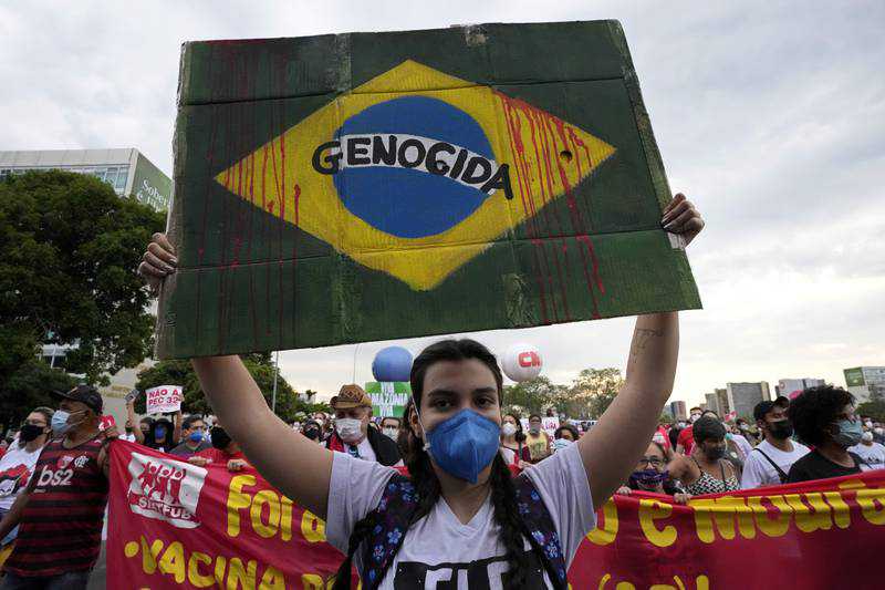 Protesters in Brazil demand Jair Bolsonaro's impeachment