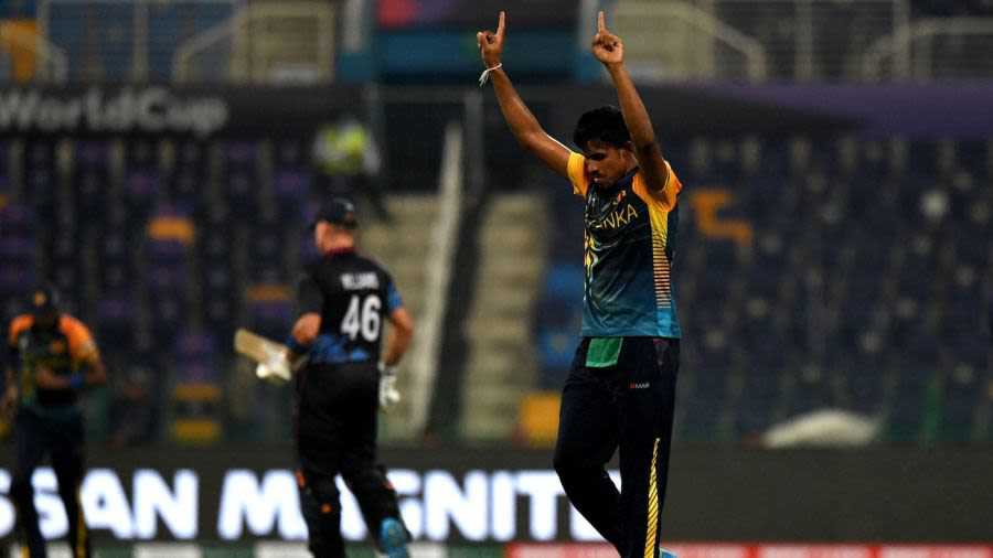 Theekshana spins Sri Lanka to comprehensive win
