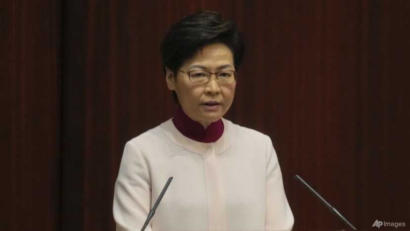 Hong Kong leader Carrie Lam in hospital with elbow fracture