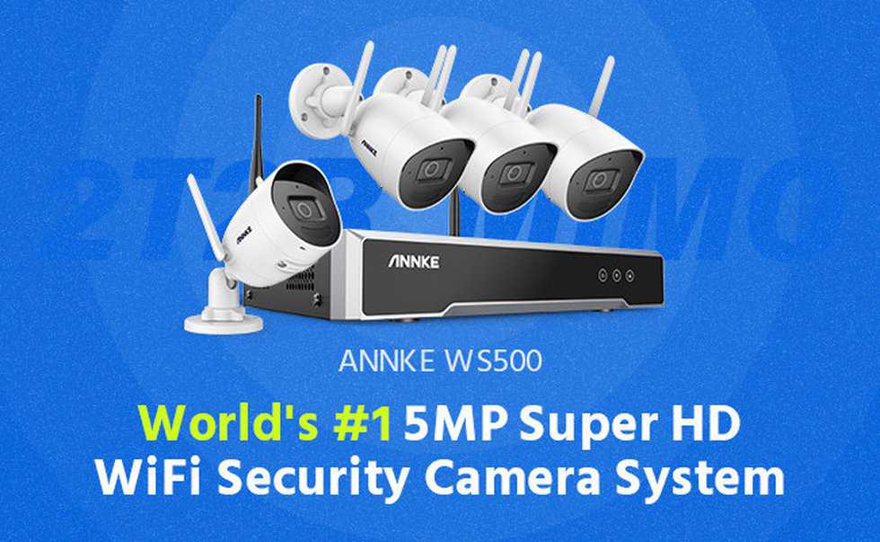 ANNKE Redefines Wireless Smart Security with Launch of WS500, World's First 5MP WiFi Security Camera System