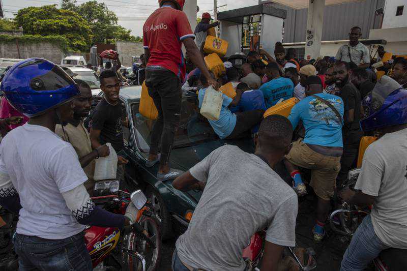 Haiti gang leaders demand prime minister's resignation amid power cuts and fuel shortages