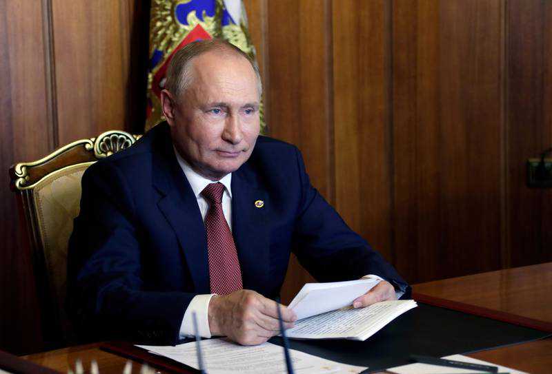 Putin says Russia has 'nothing to do' with border crisis
