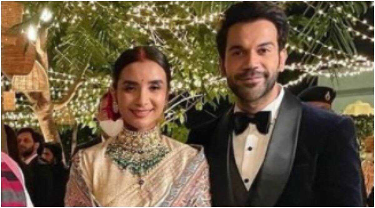 Rajkummar Rao and Patralekhaa’s first photos from wedding reception are here, couple dances to Shah Rukh Khan song