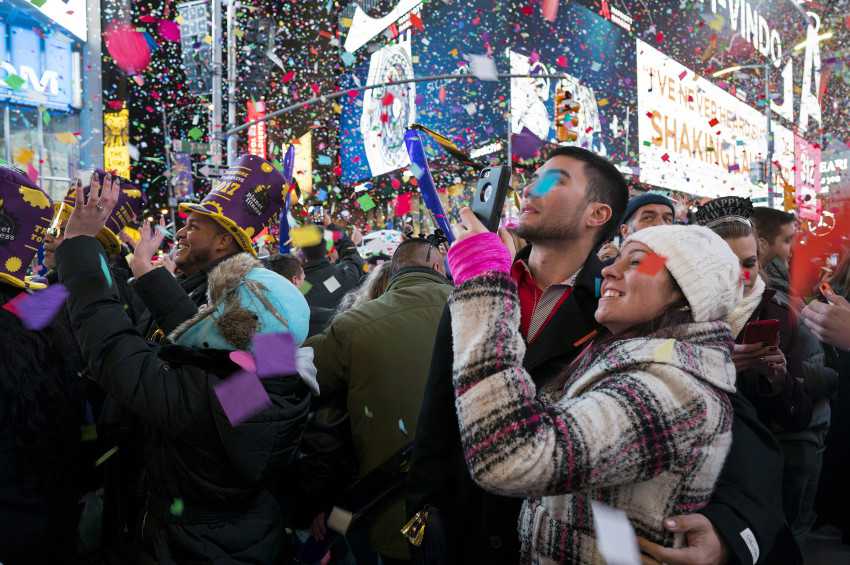 Times Square is back open on New Year's Eve — with vax proof