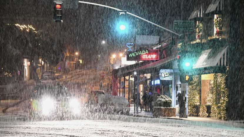 Parts of California get a White Christmas after snowfall