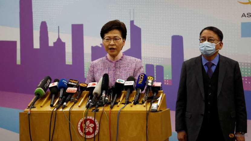 Hong Kong leader says Stand News arrests not aimed at media industry