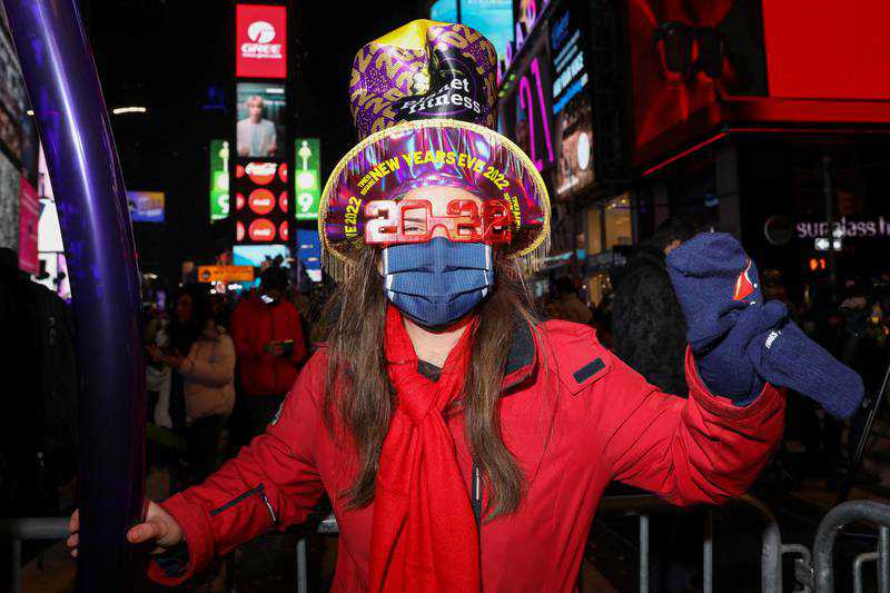 New Year celebrations return to Times Square as New York City bids good riddance to 2021