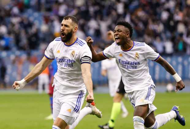 Real Edge Barca In 5-Goal Thriller For Super Cup Final Spot