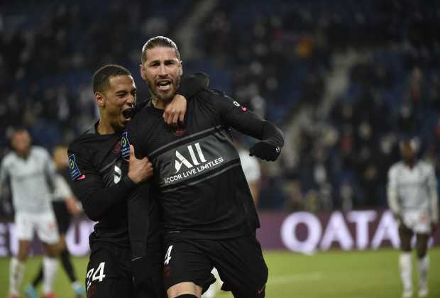 Ramos Nets First Goal On Messi's Return For PSG