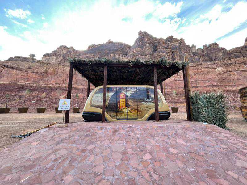 AlUla visitors can now ride in an autonomous electric smart pod