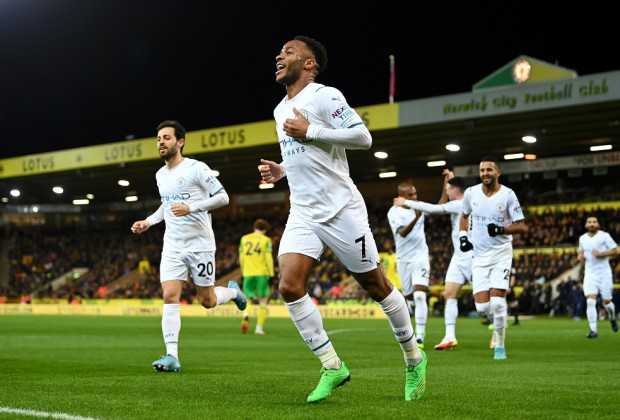 Sterling Hat-Trick Sends Man City 12 Points Clear