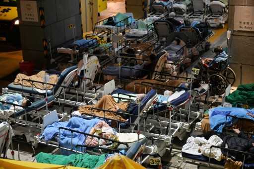 Hong Kong hospitals buckle under Omicron wave