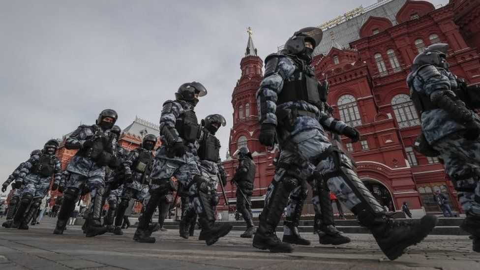 Protests across Russia see thousands detained