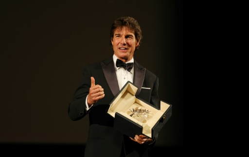 Cruise receives honorary Palme d'Or; says he makes movies for the big screen