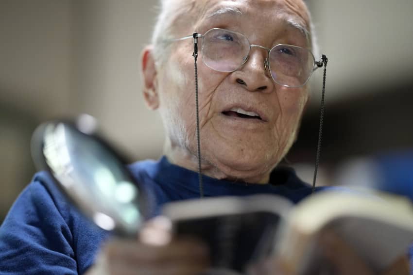 For Japan's star poet Tanikawa, it's fun, not work, at 90