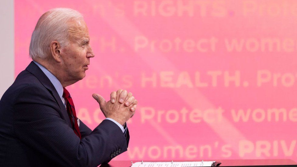 Roe v Wade: Women travelling for abortions will be protected - Biden