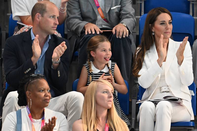 Duchess Kate wears white Alexander McQueen suit to watch Commonwealth Games