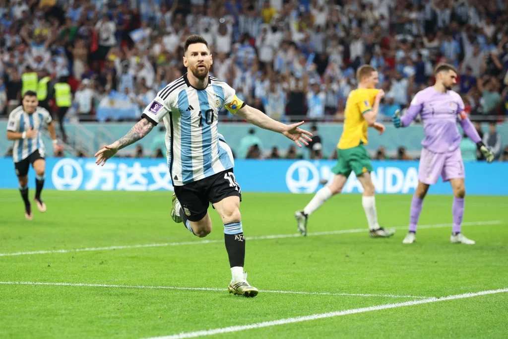 Messi Inspires Argentina To WC Last 8 In 1000th Appearance