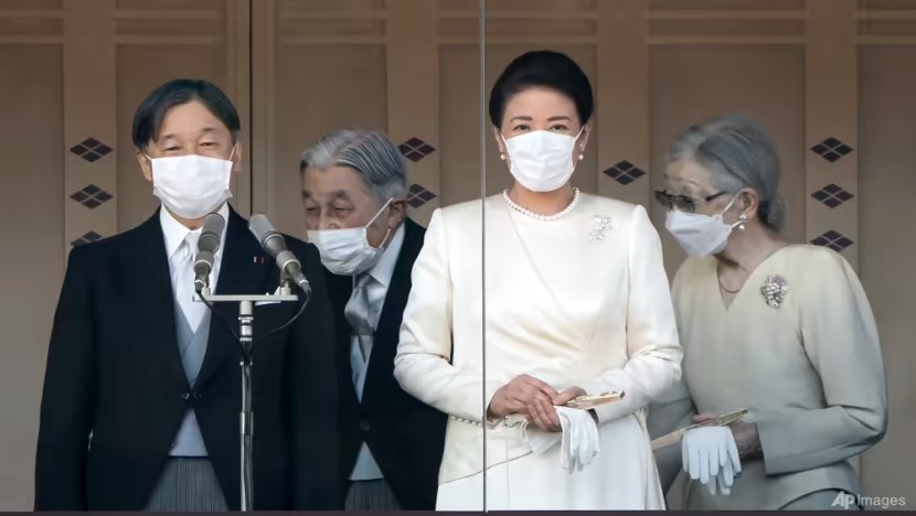 Japan emperor makes first public new year's appearance since 2020