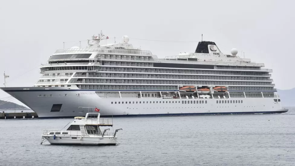Viking Orion: Cruise passengers stranded after marine growth halts ship