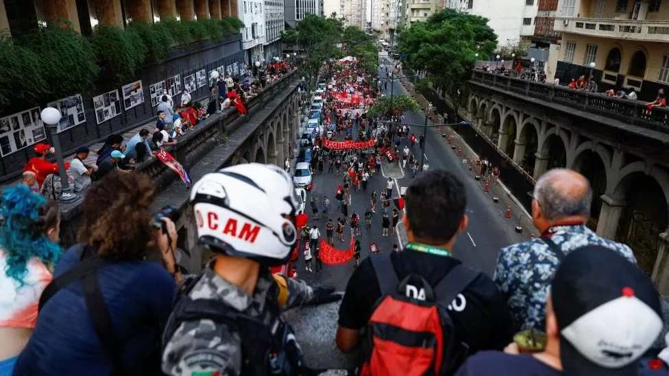 Brazil Congress: Big pro-democracy rallies held to condemn rioters