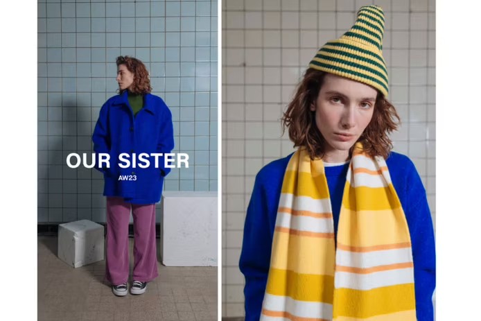 Rethinking palettes, textiles and insights AW23 Castart - Our Sister