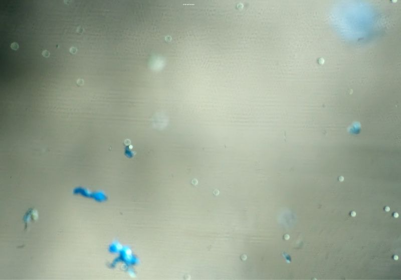 Lasers count microparticles in textile wastewater