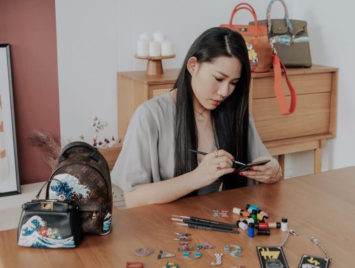 Painting on designer bags: Singapore marquage artists on their craft and its unique appeal