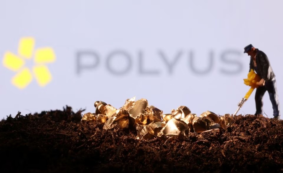 Russian gold miner Polyus reports 27% drop in core profit as sales fall