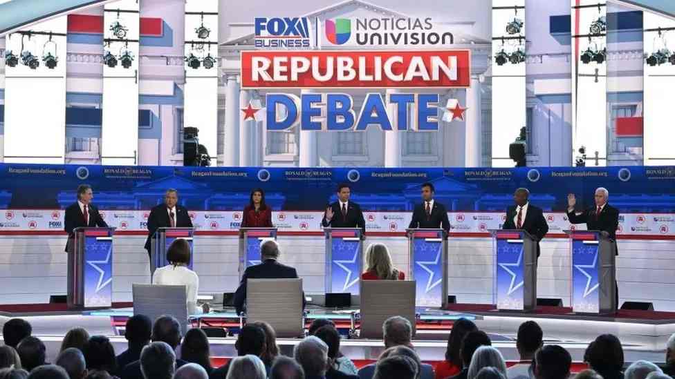 Second Republican debate: Trump rivals spar in unruly debate