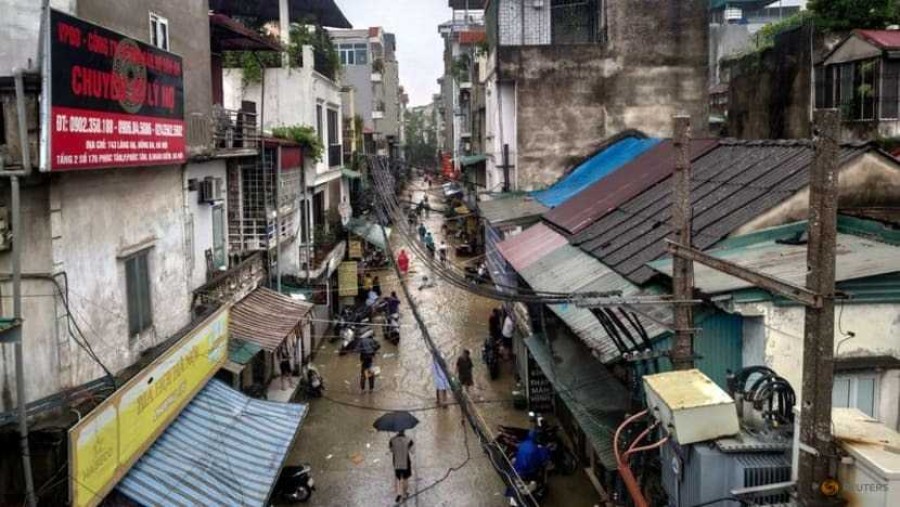 Parts of Hanoi Remain Flooded as Vietnam's Typhoon Toll Nears 200