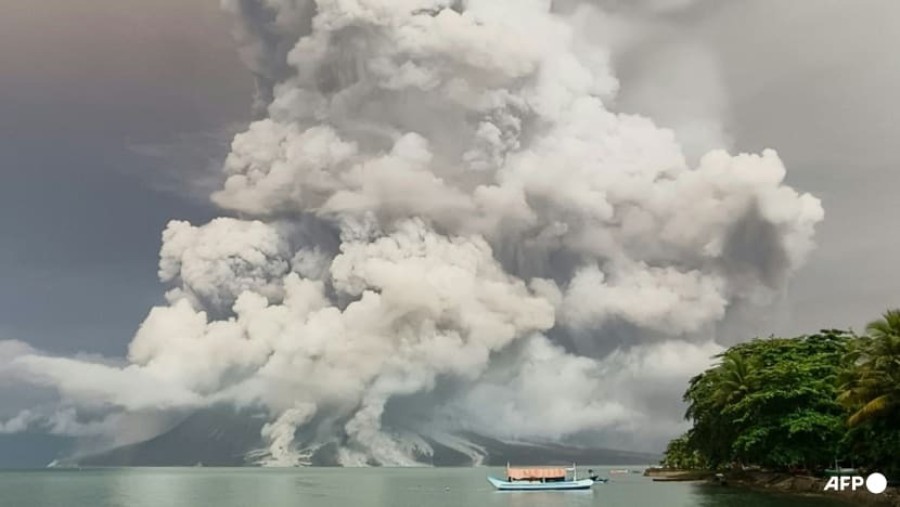 Indonesia's Mount Ruang volcano erupts again, closes international airport