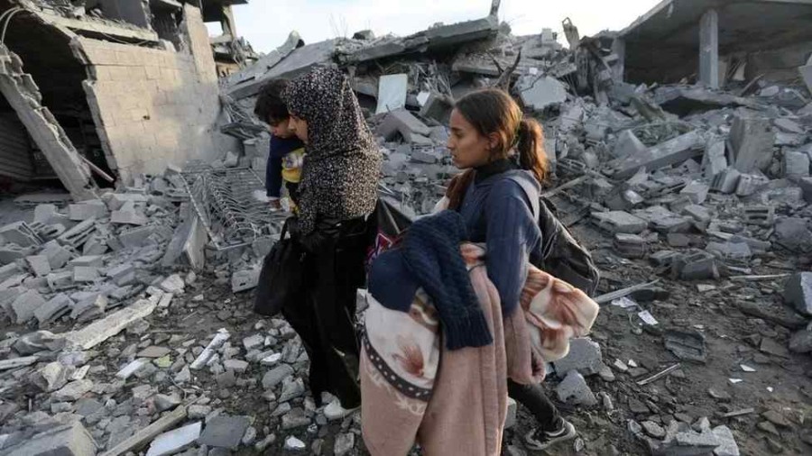 Israel Gaza - Biden urges Israel to protect Rafah civilians