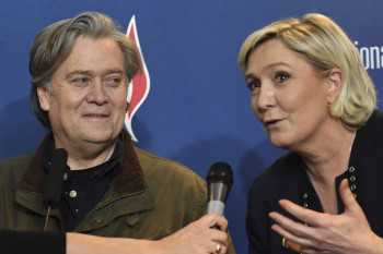 Bannon tells French far right ‘tide of history is with us’