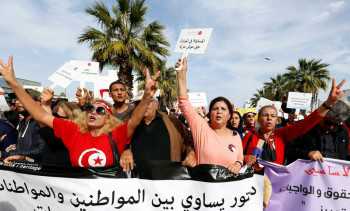 Tunisia women march for equal inheritance rights