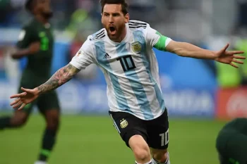 Lionel Messi scored his goal of the World Cup