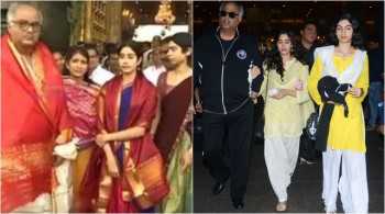 Dhadak actor Janhvi Kapoor visits Tirumala Tirupati temple