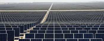 Huge solar park turns Mexican desert green