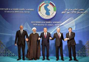 Russia, Iran, 3 others agree on Caspian Sea status, but not borders