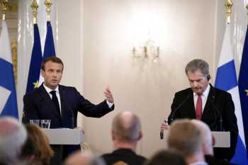 Macron calls on EU to seek strategic ties with Russia