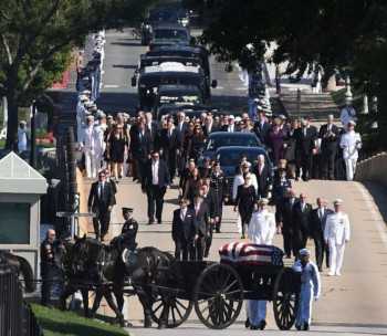 McCain laid to rest at  US Naval Academy