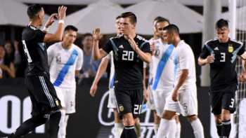 Argentina 3 Guatemala 0: No Messi, no worries as Simeone scores on debut